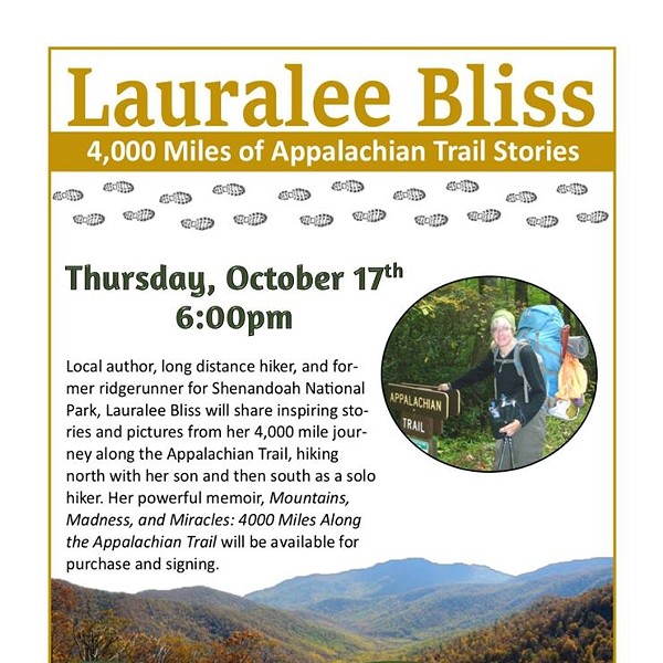 Author Lauralee Bliss: 4,000 Miles of Appalachian Trail Stories
