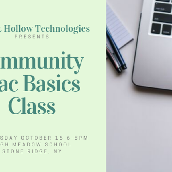 Community Mac Basics Class