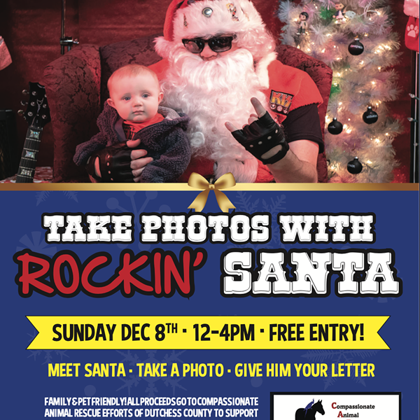 Take a Photo with Rockin' Santa!