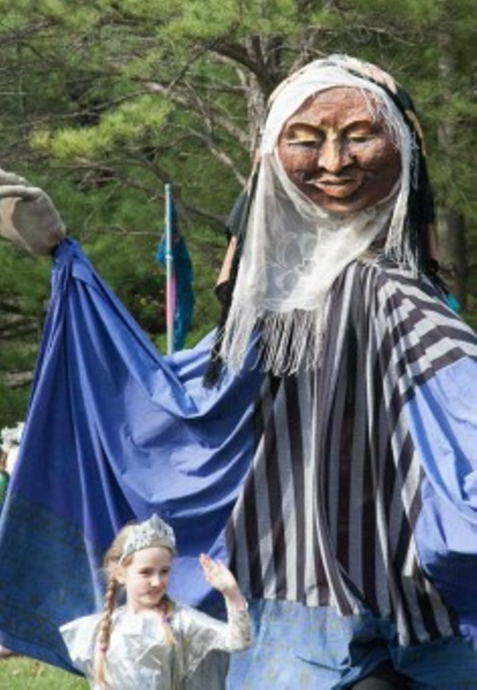 Wise woman and friend at Beltane 2014