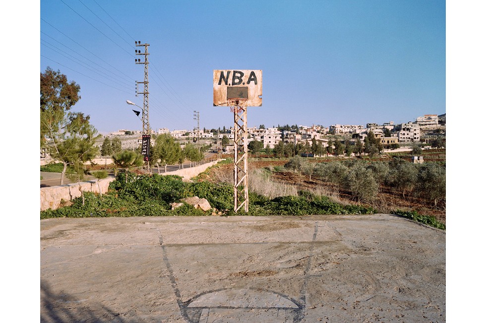 Nebatieh, Lebanon, 2007, Sean Hemmerle, from "Hoops at Front Room Gallery through April 7.
