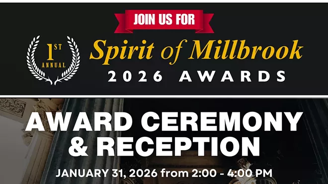 Image: 1st Annual Spirit of Millbrook 2026 Awards Ceremony & Reception, January 31, 2026 from 2-4PM @ Millbrook High School
