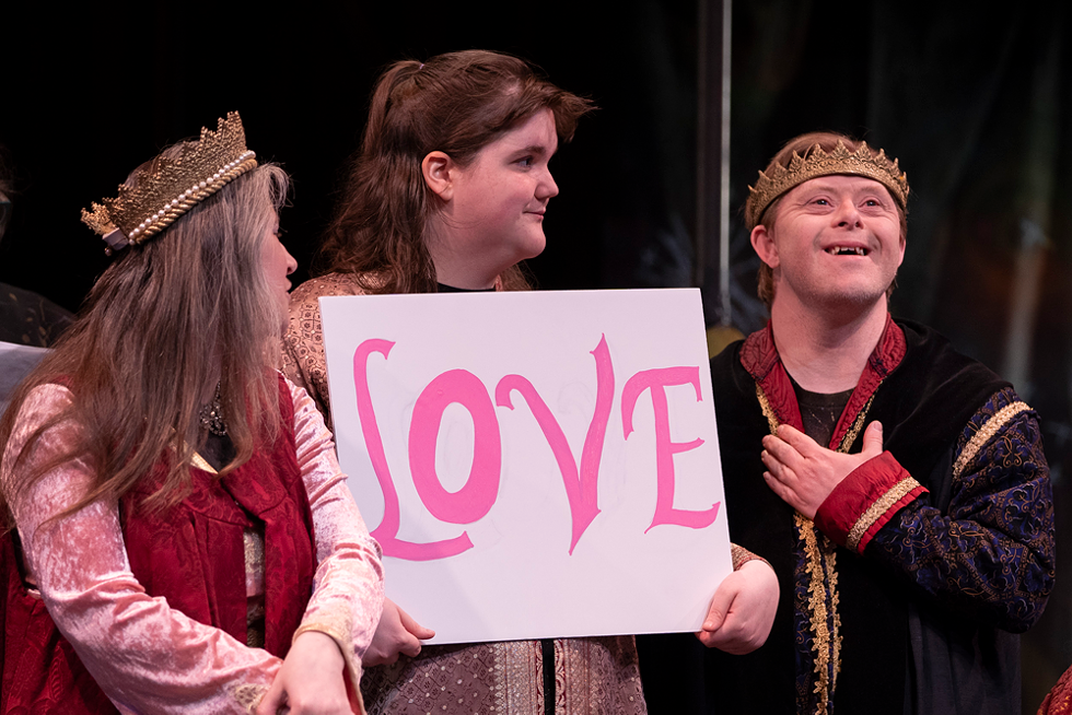 Kellie, Keira, and Dan perform in CATA&rsquo;s Annual Performance (photo by Christina Lane)