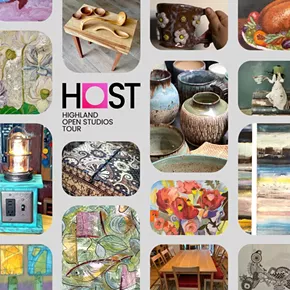 Image: 2026 HOST: Highland Open Studio Tour - Oct 3 + Oct 4