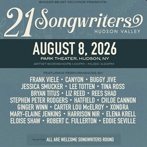 Image: 21 Songwriters Hudson Valley at Park Theater Hudson