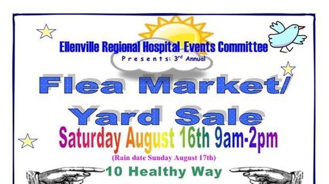 3rd Annual Ellenville Regional Hospital Events Committee Flea Market and Yard Sale