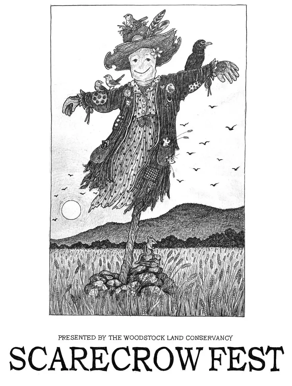 4th Annual Scarecrow Festival, September 20, 2025- Shakespeare Lawn at the Comeau By Woodstock Land Conservancy