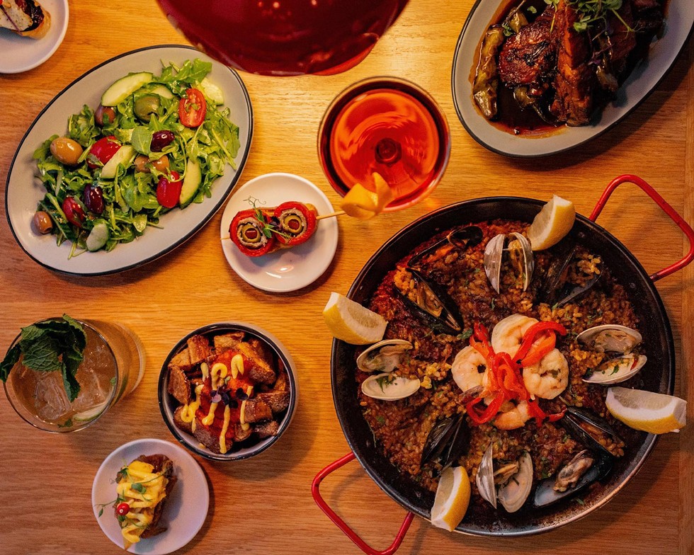 A selection of Spanish dishes from Bar Brava.