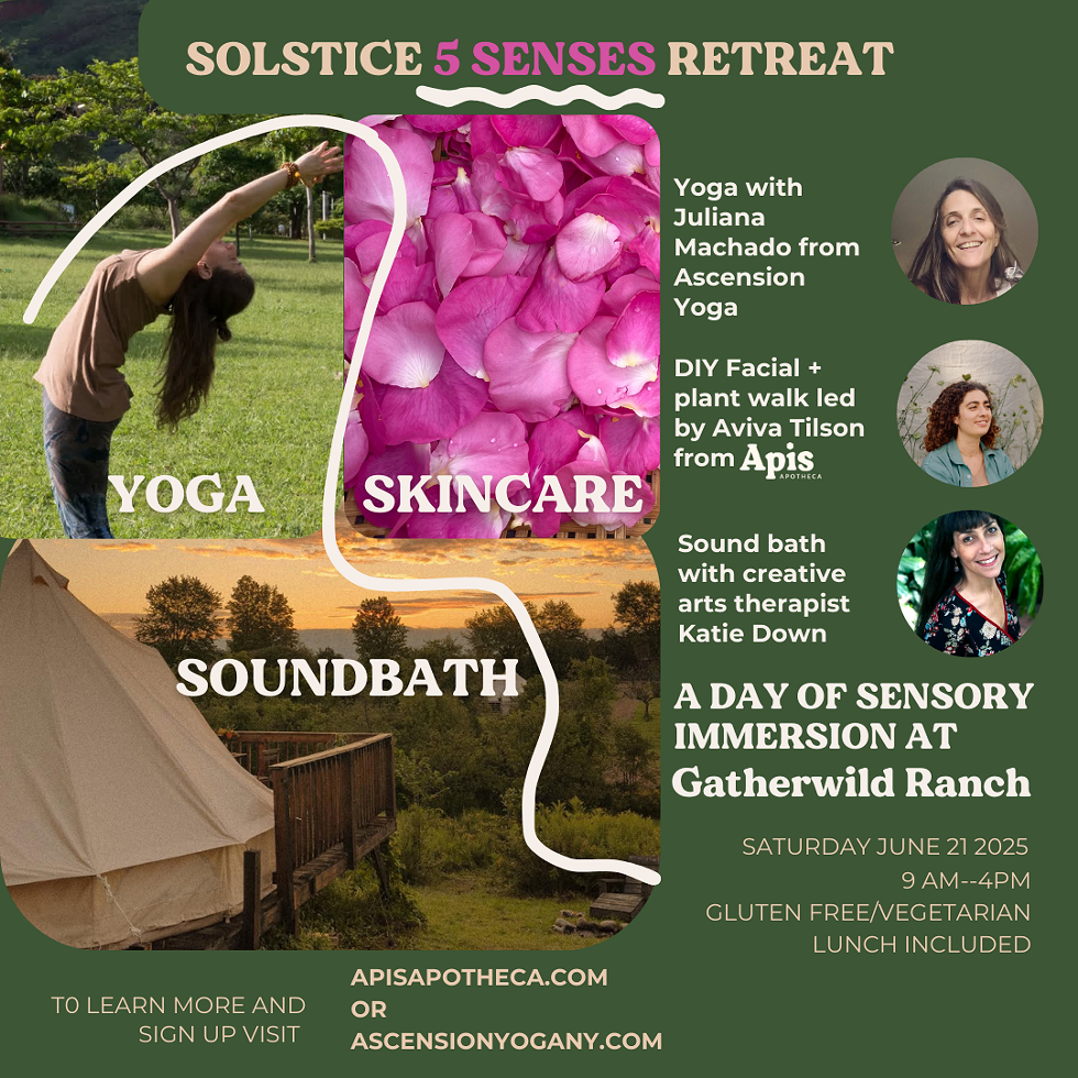 Gather wild, Juliana Machado, Aviva Tilson and Katie Down
