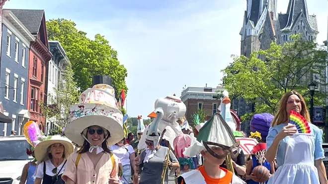 Image: 5th Annual Hudson Mad Hatters' Parade