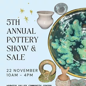 Image: 5th Annual Pottery Show & Sale &mdash; Warwick Pottery Studio