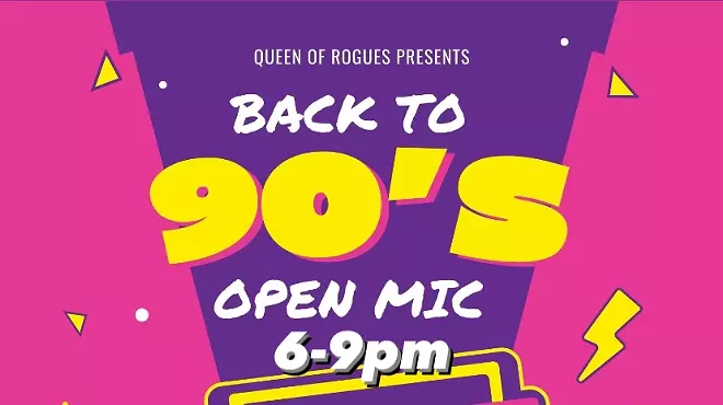 Image: 90's Open Mic Night
