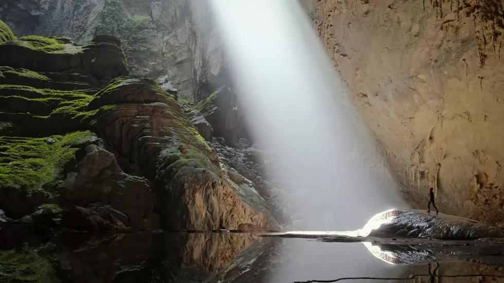 Inside the cave