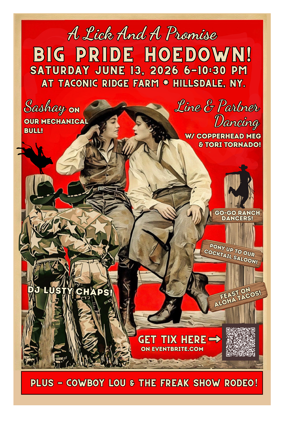 Big Pride Hoedown Poster