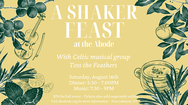 Image: A Shaker Feast - With Celtic band Toss the Feathers