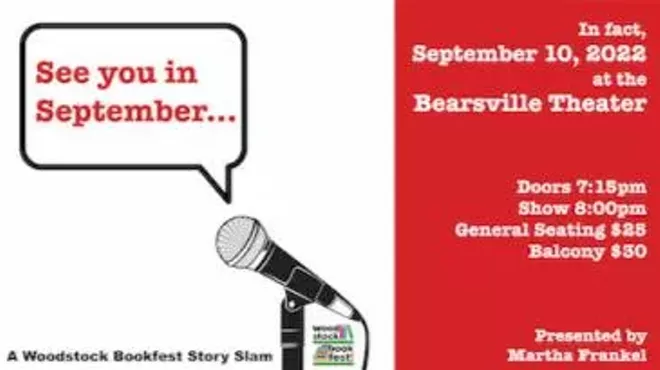 Image: A Woodstock Bookfest Story Slam presented by Martha Frankel