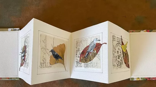 Image: Accordion Book Workshop with Ruby Silvious