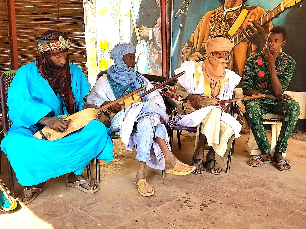 Al Bilali Soudan at Studio Bogolan in Bamako Mali