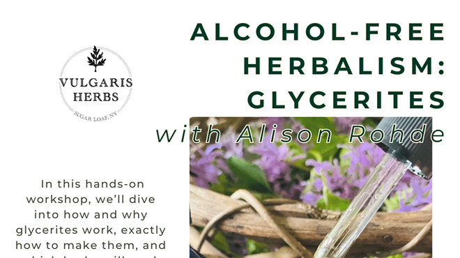 Image: Alcohol-Free Herbalism: Glycerites