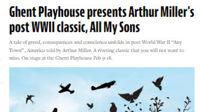 All My Sons by Arthur Miller, Directed by Ed Dignum