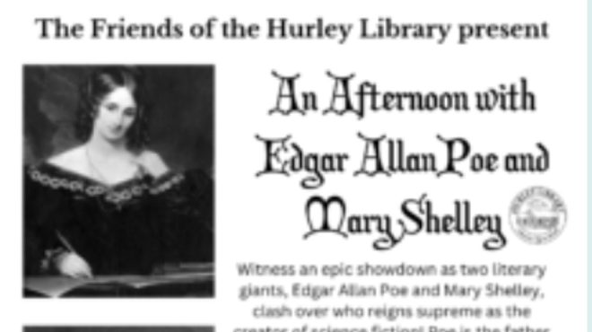 An Afternoon with Edgar Allan Poe and Mary Shelly