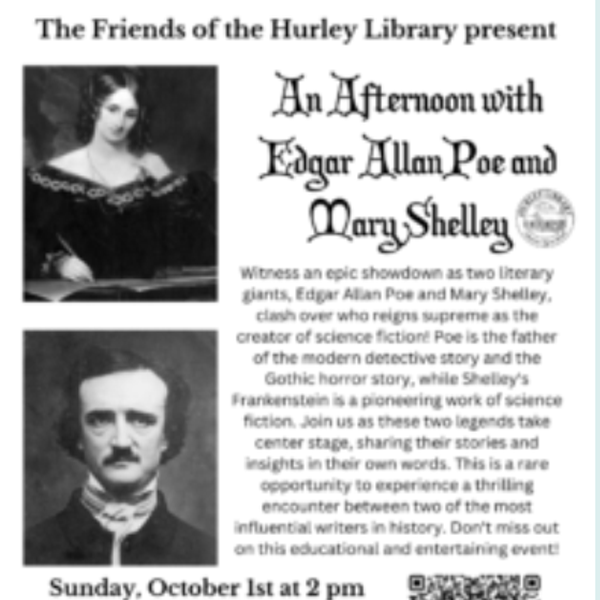 An Afternoon with Edgar Allan Poe and Mary Shelley