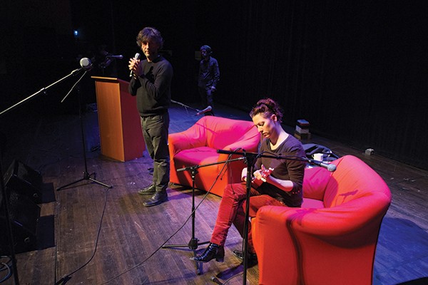 "An Evening with Neil Gaiman and Amanda Palmer" at Bard College on April 6.