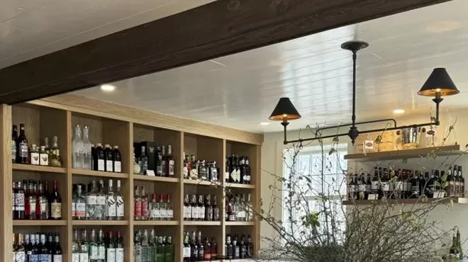 Image: Ancram's New Wine &amp; Spirits Shop Fulton and Forbes