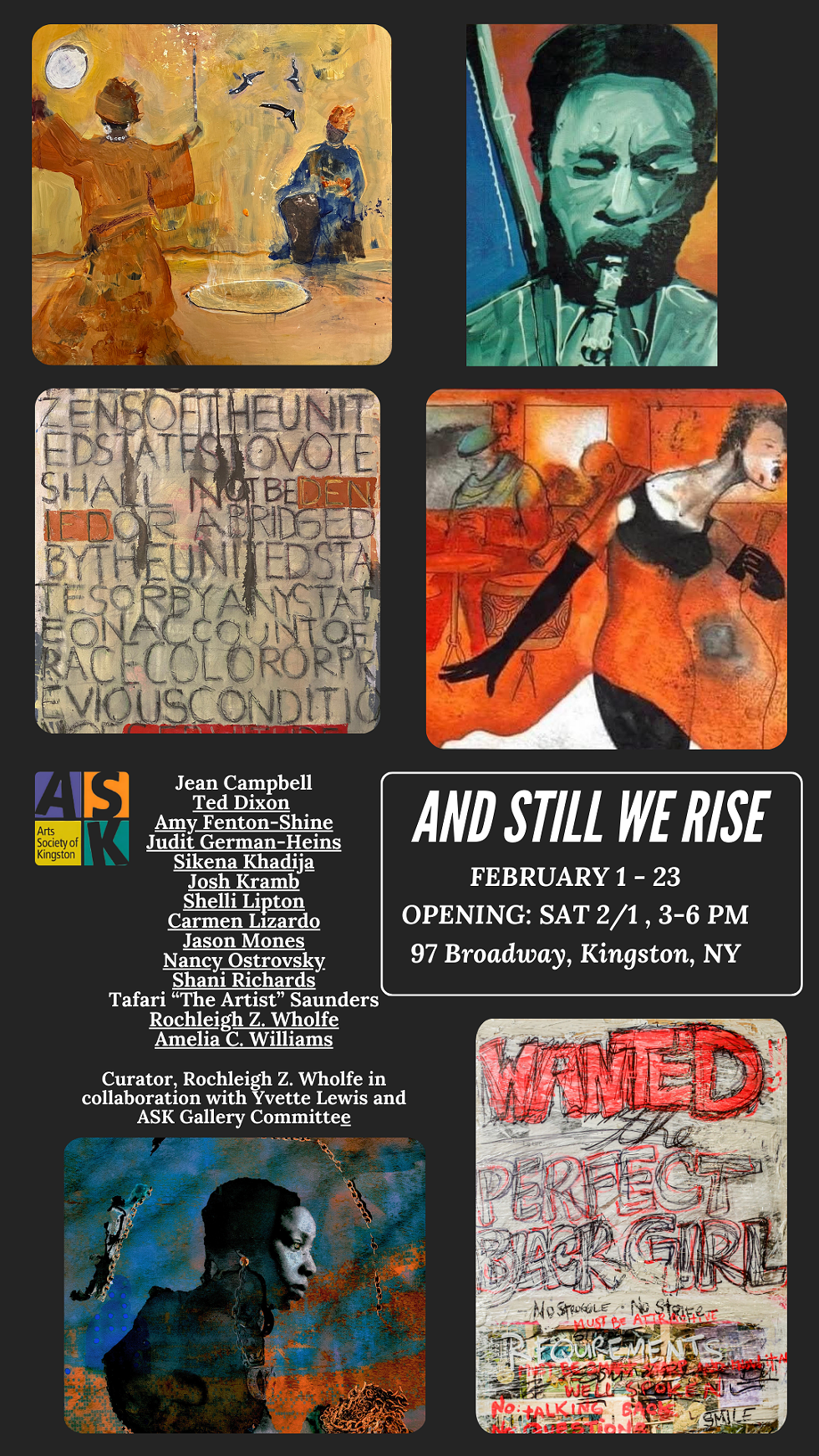 AND STILL WE RISE exhibit