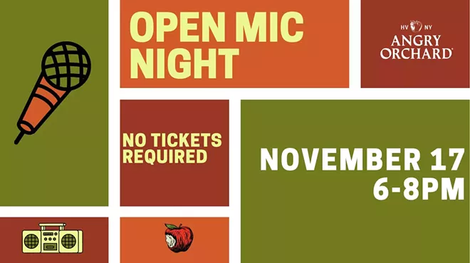 Image: Angry Orchard Open Mic Night