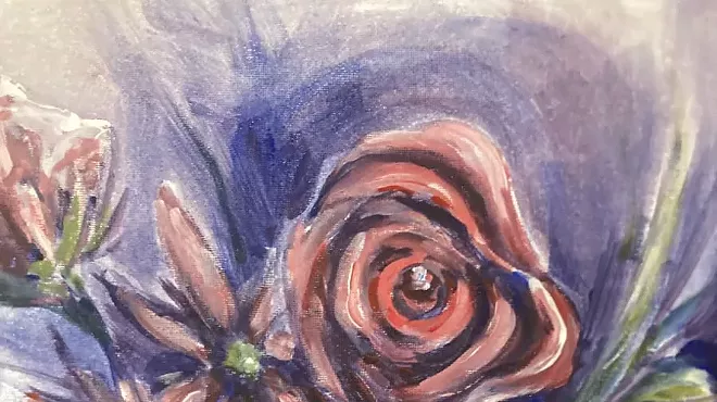 Image: April Flowers: Basic Painting (Adults & 11+ welcome)