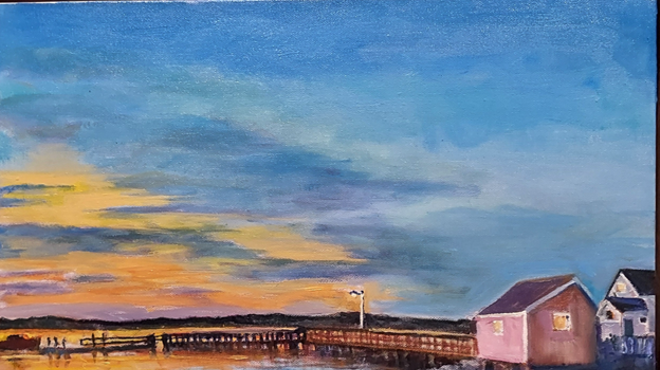 Image: ART on MAIN Gallery: "Canvas and Clay: Paintings and Pottery" By Alice Dugan