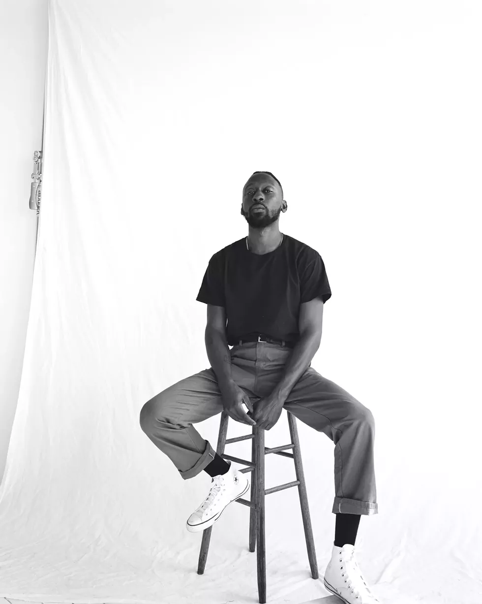 Portrait of artist Brandon Thomas Brown by Deirdre Lewis
