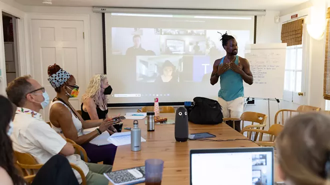 Image: Artist Presentations by the Jacob&rsquo;s Pillow Curriculum in Motion&reg; Institute