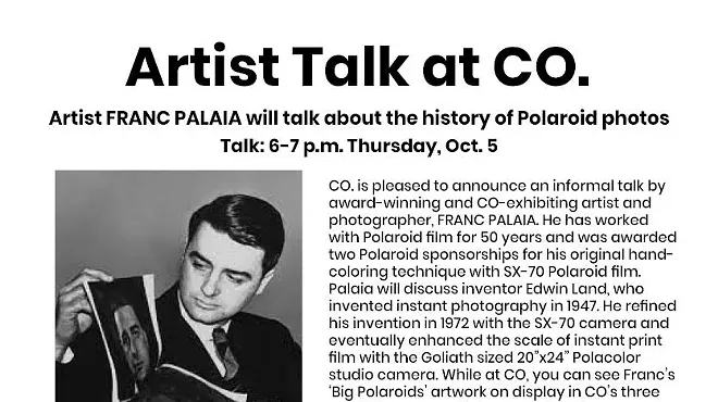 Image: Artist Talk on Polaroid Photography