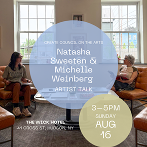 Image: Artist Talk with Natasha Sweeten and Michelle Weinberg