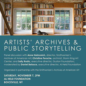 Image: Artists' Archives and Public Storytelling