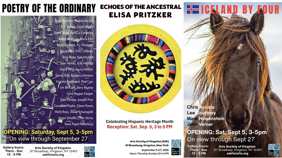 All three exhibitions