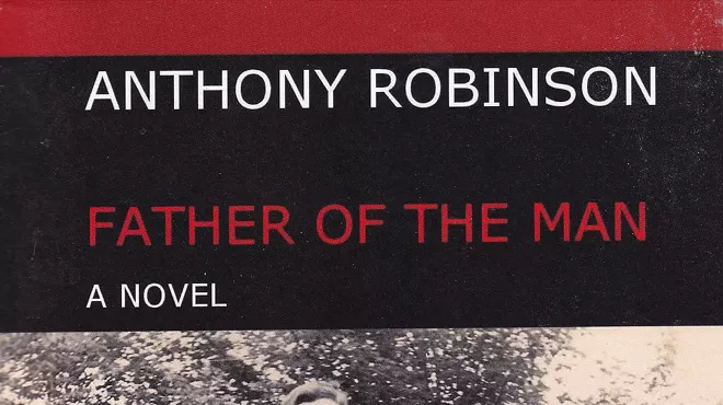 Image: Author Anthony Robinson in conversation with Tad Wise