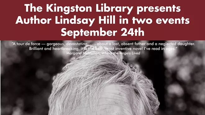 Image: Author Lindsay Hill in two events September 24th