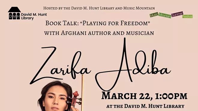 Image: Author Talk &mdash; &ldquo;Playing for Freedom&rdquo;: The Journey of Afghan Violist Zarifa Adiba
