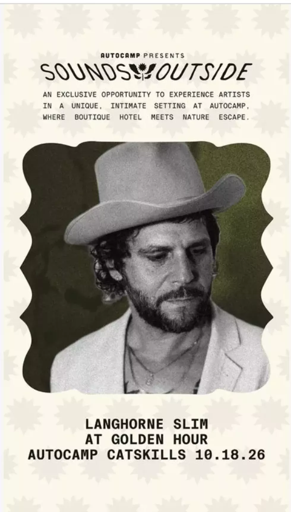 AutoCamp Catskills Presents: Sounds Outside with Langhorne Slim