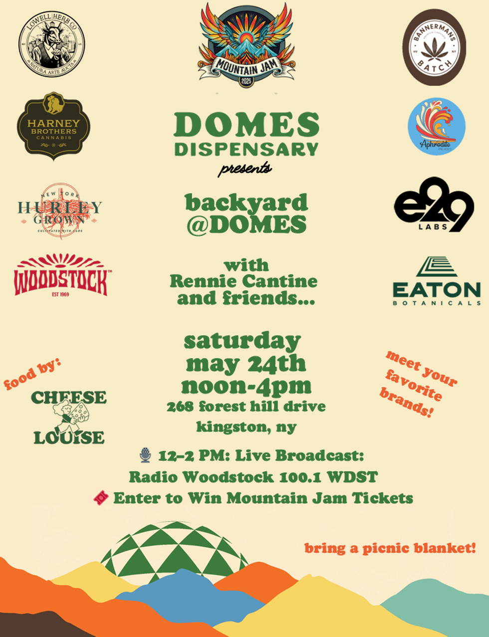Backyard @Domes, May 24 12pm-4pm