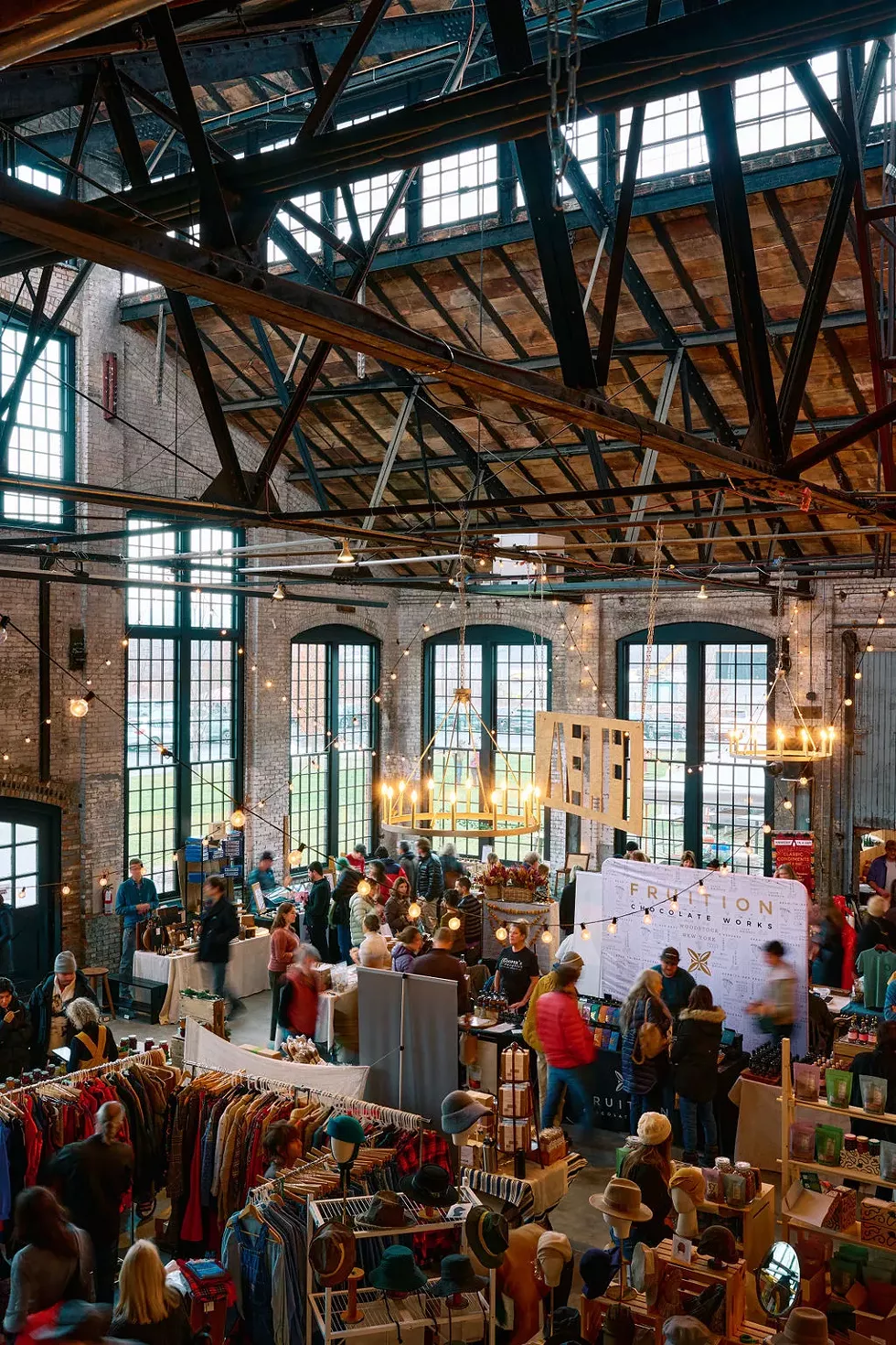 We love when our 10,000 square foot warehouse filled to the brim with Basilica Farm & Flea !