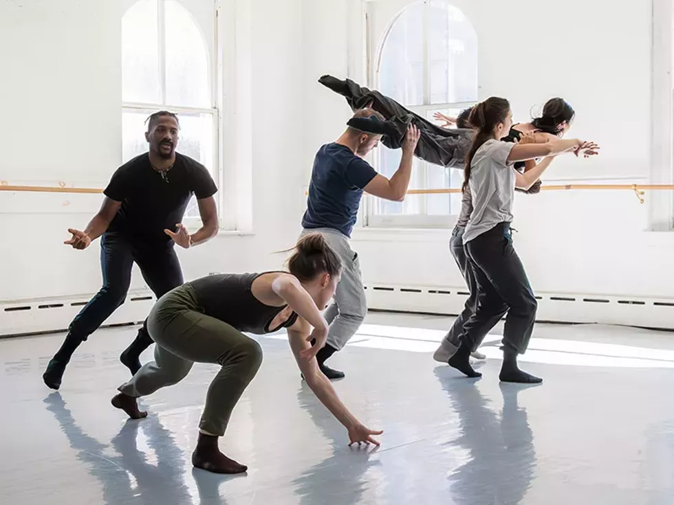 Battery Dance in rehearsal