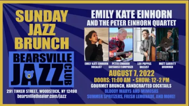 Image: Bearsville Jazz Brunch: Peter Einhorn Trio Fea: Emily Kate Einhorn