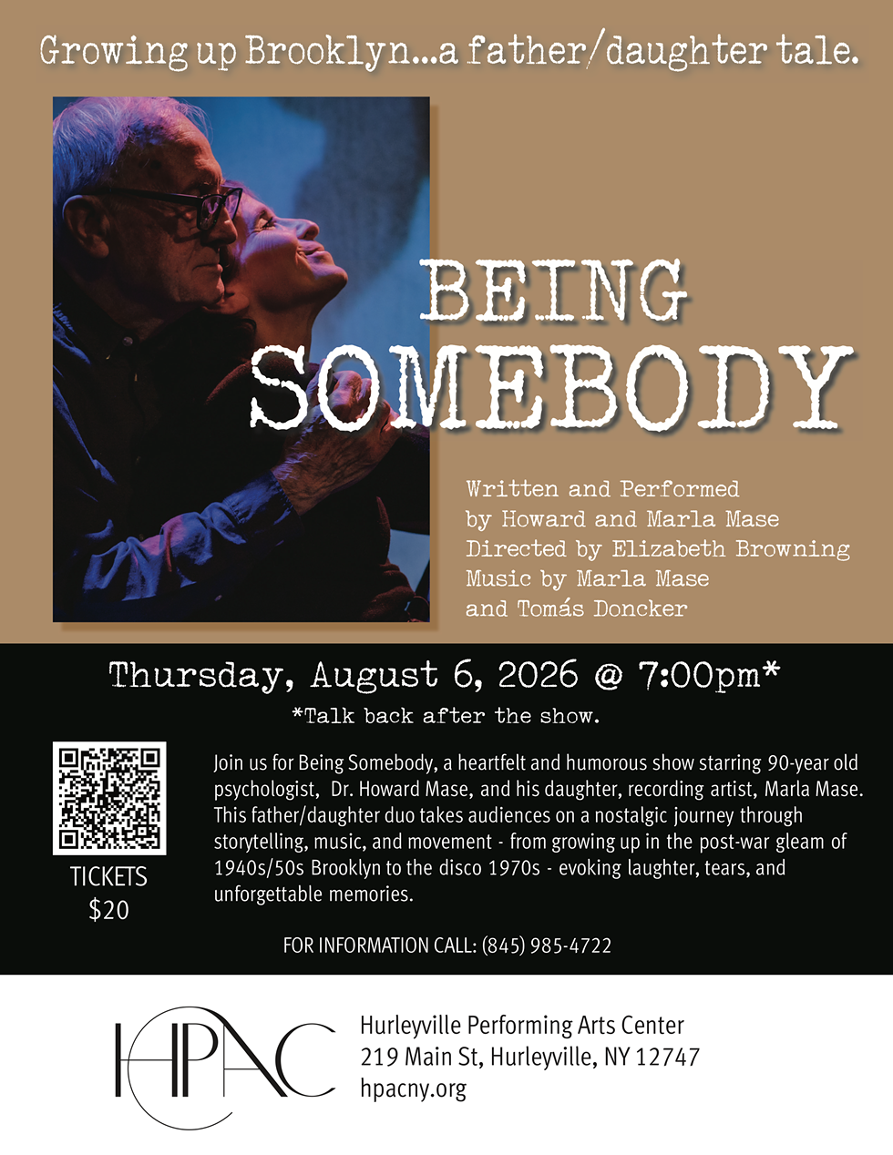 Being Somebody: Growing up in Brooklyn&hellip; A Father/Daughter Tale