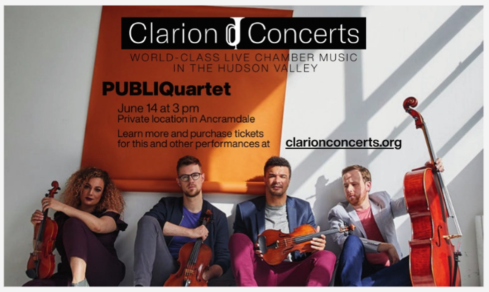 Benefit Performance &bull; PUBLIQuartet. Saturday, June 14, 2025 &bull; 3:00PM