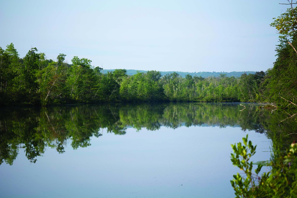 Onteora Lake, the site of an ongoing dispute between environmentalists and industry.