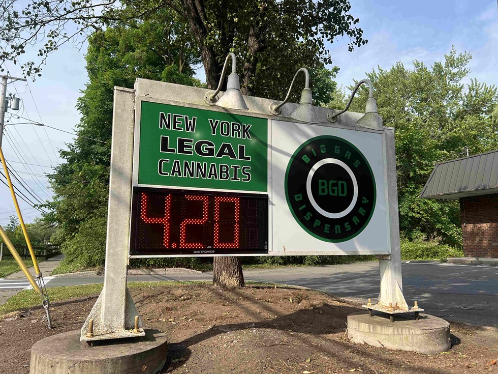 It's always 4:20 at Big Gas Dispensary in New Paltz.